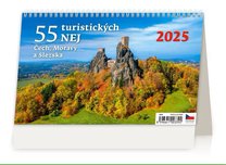 stoln kalend 55 turistickch NEJ ech, Moravy a Slezska
